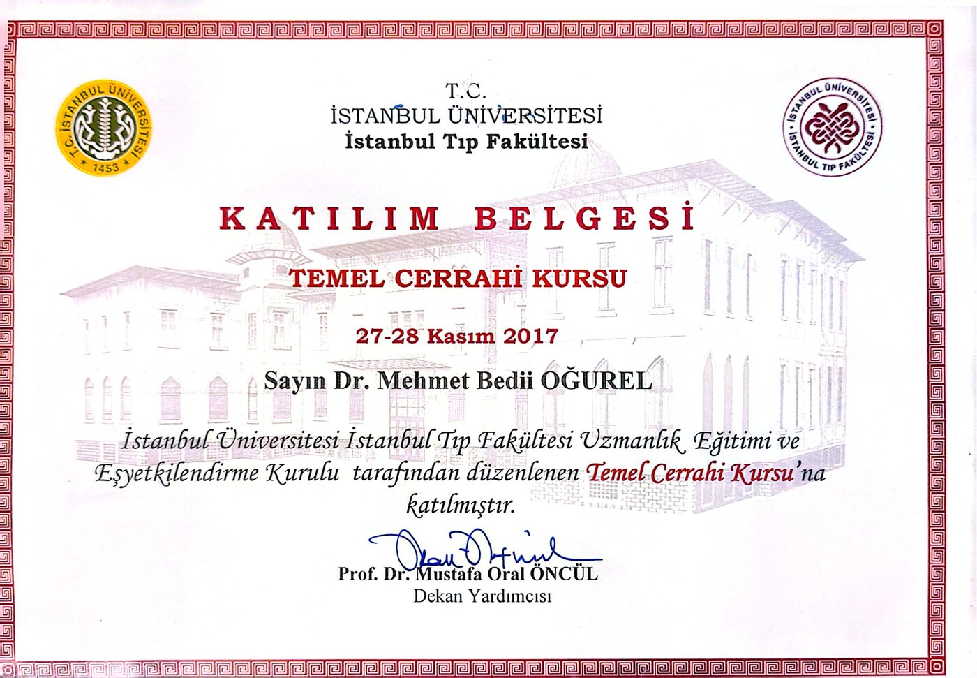 Temel Cerrahi Kursu