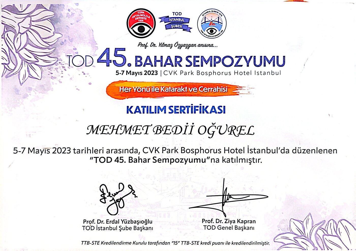 TOD 45. Bahar Sempozyumu